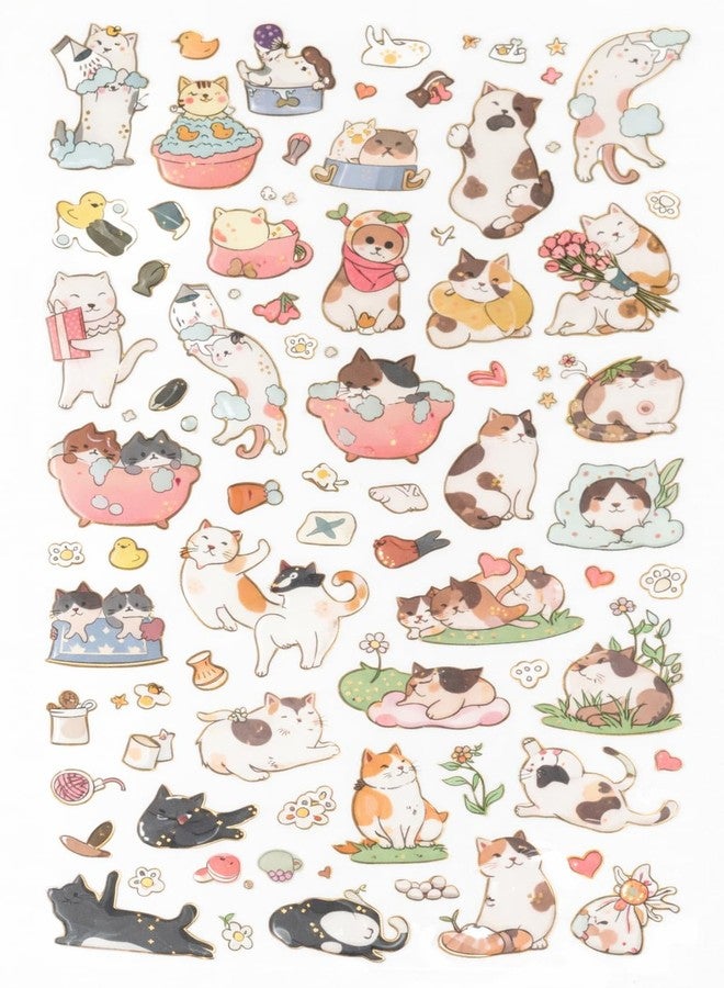 NVF Cute Cartoon Animal Sticker Set | Decorative Stickers for Journals, Scrapbooking & DIY Crafts (Pack of Multiple Designs) - Image 2